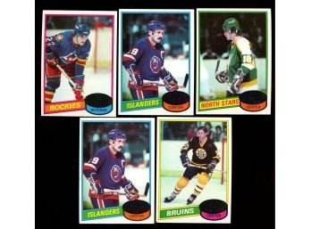 Lot Of 5 ~ 1981 TOPPS HOCKEY NM UNSCRATCHED