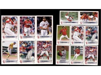 2021 Topps Baseball Series One Boston Red Sox Lot Of 14