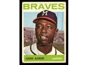 1963 Topps Baseball #300 Hank Aaron