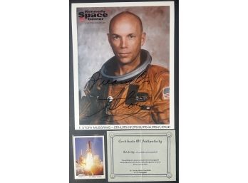 ASTRONAUT F. STORY MUSGRAVE AUTOGRAPHED PHOTO WITH COA ~ CHALLENGER