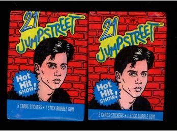 1987 Topps 21 Jumpstreet Trading Card Packs