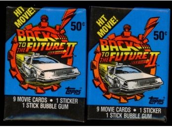 1989 TOPPS BACK TO THE FUTURE 2 TRADING CARD PACKS