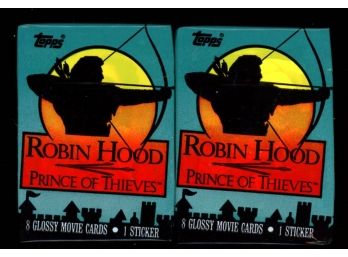 1991 TOPPS ROBIN HOOD TRADING CARD PACKS