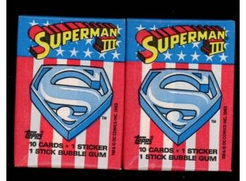 1983 Topps Superman 3 Trading Card Packs