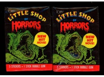 1986 TOPPS LITTLE SHOP OF HORRORS TRADING CARD PACKS