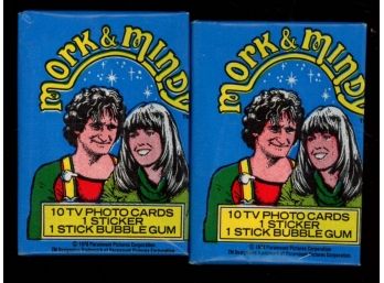1979 TOPPS MORK AND MINDY TRADING CARD PACKS