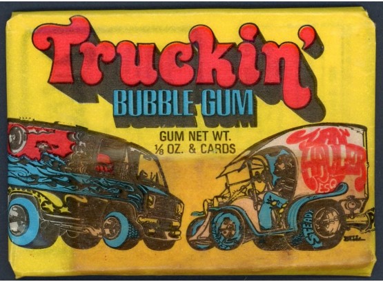 1973 Donruss Truckin' Unopened Wax Pack