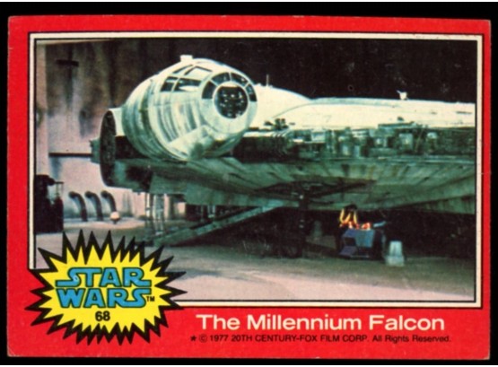1977 Topps Star Wars The Millennium Falcon #68 Vintage