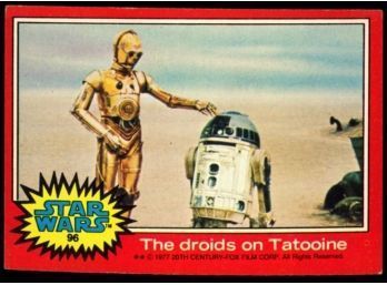 1977 Topps Star Wars The Droids On Tatooine #96
