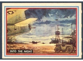 1953 Topps Fighting Marines #41 Into The Night