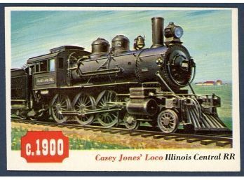 1955 Topps #65 Case Jones' Locomotive