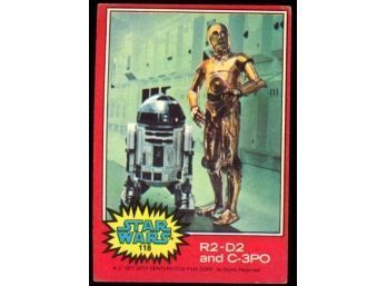 1977 Topps Star Wars R2-D2 And C-3PO #118