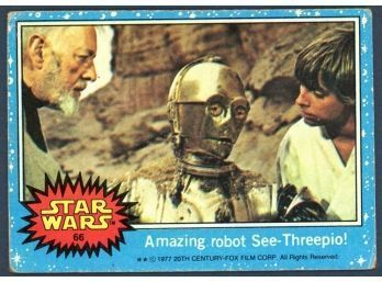 1977 Star Wars Amazing Robot See-Threepio! #66 Trading Card