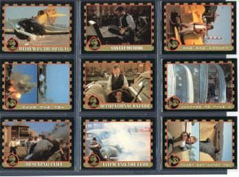 Vintage Rocketeer Movie Topps Trading Card Complete Set #10 - 18