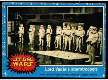 1977 Topps Star Wars Lord Vaders Stormtroopers #62