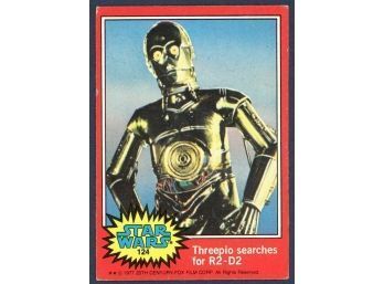 1977 Topps Star Wars #124 Threepio Searches For R2-D2