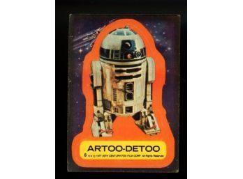 1977 Topps Star Wars Artoo-Detoo Stickers #6 Vintage