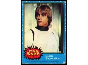 1977 Topps Star Wars Luke Skywalker #1