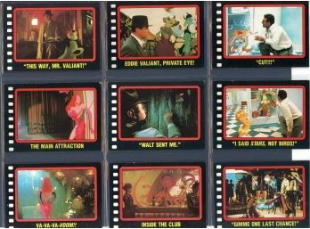 Vintage 1987 Who Framed Roger Rabbit Topps Trading Card Complete Set And Stickers #28-36