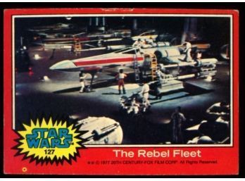 1977 Topps Star Wars The Rebel Fleet #127 Vintage