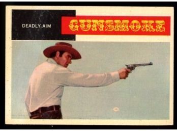 1958 Topps Gun Smoke Deadly Aim #12 Of 15