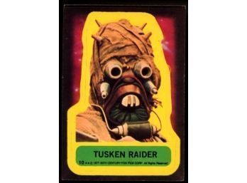 1977 Topps Star Wars Tusken Raider Sticker #10
