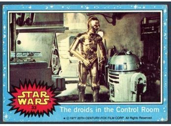 1977 Star Wars The Droids In The Control Room #33 Trading Card