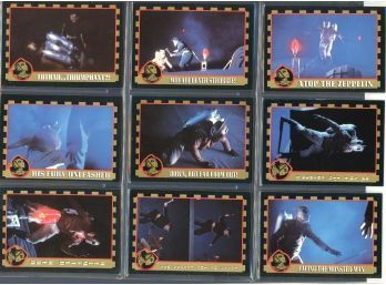 Vintage Rocketeer Movie Topps Trading Card Complete Set And Stickers #82 - 90