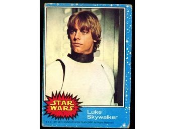 1977 Topps Star Wars Luke Skywalker #1
