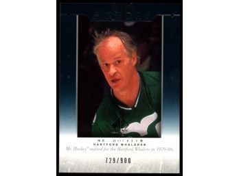 2004 Upper Deck SP Honors 'mr Hockey' Gordie Howe /900 #115 Hartford Whalers HOF