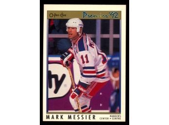 1992 O-pee-chee Premier Mark Messier #51 New York Rangers HOF