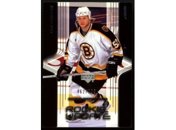 2004 Upper Deck Rookie Update Carl Corazzini /999 #140 Boston Bruins