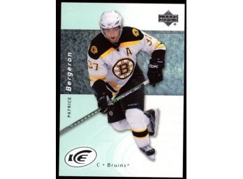 2007-08 Upper Deck Ice Patrice Bergeron #18 Boston Bruins Captain