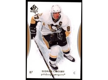2007-08 SP Authentic Sidney Crosby #34 Pittsburgh Penguins Future HOF