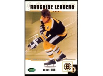 2004 Parkhurst Hockey Bobby Orr 'Franchise Leaders' #91 Boston Bruins HOF