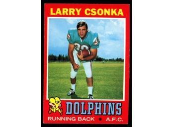 1971 Topps Larry Csonka #45 Miami Dolphins Vintage Football Card