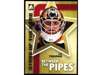 2007 In The Game Tim Thomas 'between The Pipes' #77 Boston Bruins HOF