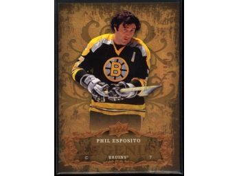 2008-09 Upper Deck Artifacts Legends Phil Esposito /999 #146 Boston Bruins HOF