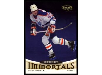 2001 Upper Deck Hockey Immortals Wayne Gretzky #126 Edmonton Oilers HOF