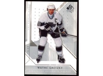 2006-07 SP Authentic Hockey Wayne Gretzky #55 Los Angeles Kings HOF GOAT