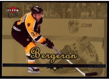 2005-06 Fleer Ultra Patrice Bergeron #16 Boston Bruins Captain