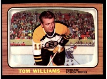 1966 Topps Hockey Tom Williams #38 Boston Bruins