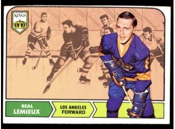 1968 O-Pee-chee Hockey Real Lemieux #36 Los Angeles Kings