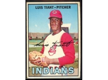 1967 Topps Luis Tiant #377 Cleveland Indians Vintage Baseball Card