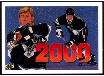 1991 Upper Deck Wayne Gretzky 2000th Point #545 Los Angeles Kings