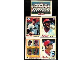 1978 Topps Boston Red Sox Team Set ~ Fisk, Rice, Yastremski, Cox RC