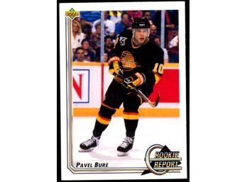 1992 Upper Deck Hockey Pavel Bure Rookie Report #362 Vancouver Canucks