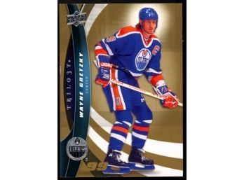 2009-10 Upper Deck Trilogy Hockey Wayne Gretzky #99 Edmonton Oilers HOF