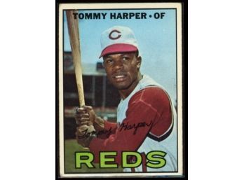 1967 Topps Tommy Harper #392 Cincinnati Reds Vintage Baseball Card