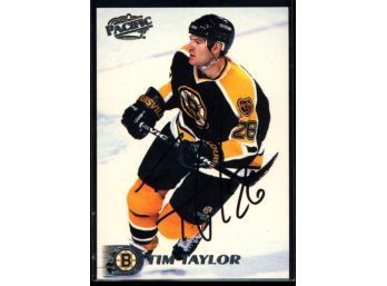 1999 Pacific Tim Taylor Autograph #101 Boston Bruins